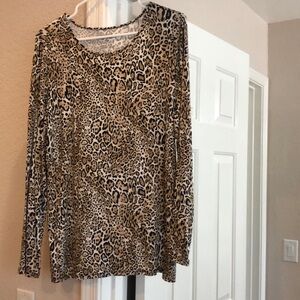 Chicos The Ultimate Tee Long Sleeve Size 2 Never Worn